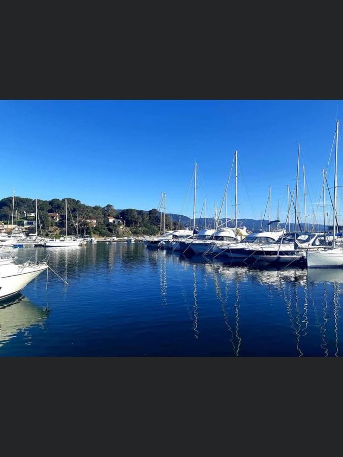 Appartement Pieds Dans L'Eau Vue Mer Bormes Les Mimosas Εξωτερικό φωτογραφία