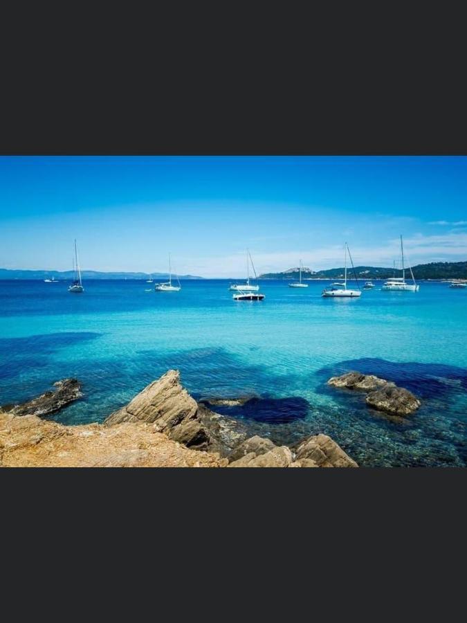 Appartement Pieds Dans L'Eau Vue Mer Bormes Les Mimosas Εξωτερικό φωτογραφία